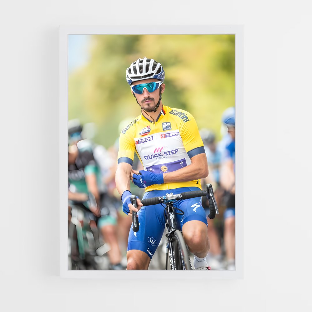 Poster La Course en Jaune – affiche Cyclisme (vue 3)